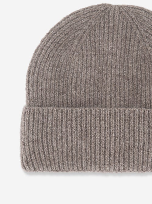 Solid Ribbed Knit Beanie - Kiabi