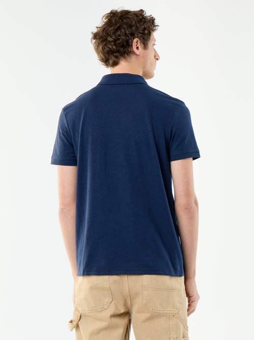Solid Short-Sleeved Polo - Kiabi