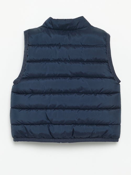 Solid Sleeveless Quilted Jacket - Kiabi