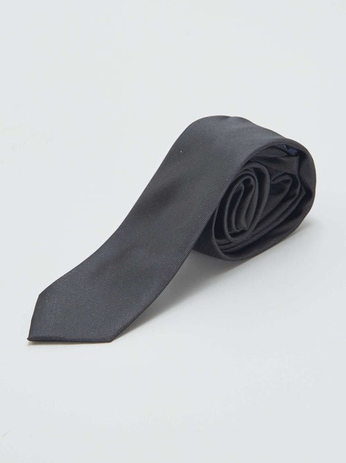 Solid textured tie - Kiabi
