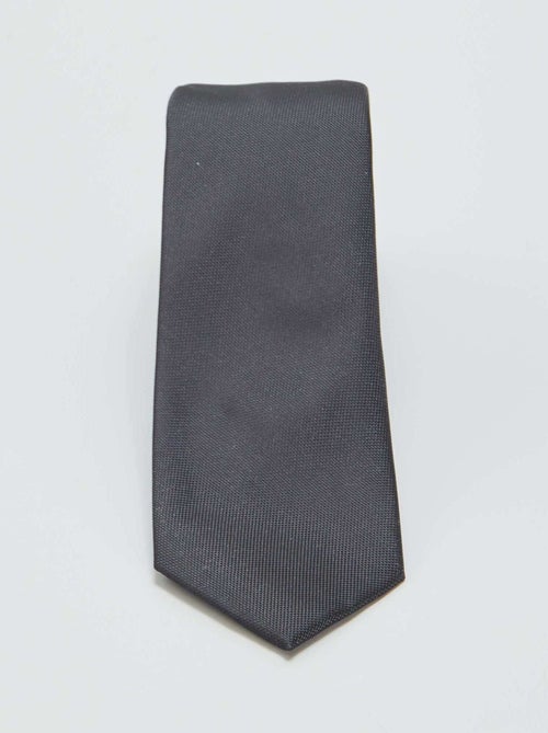 Solid textured tie - Kiabi