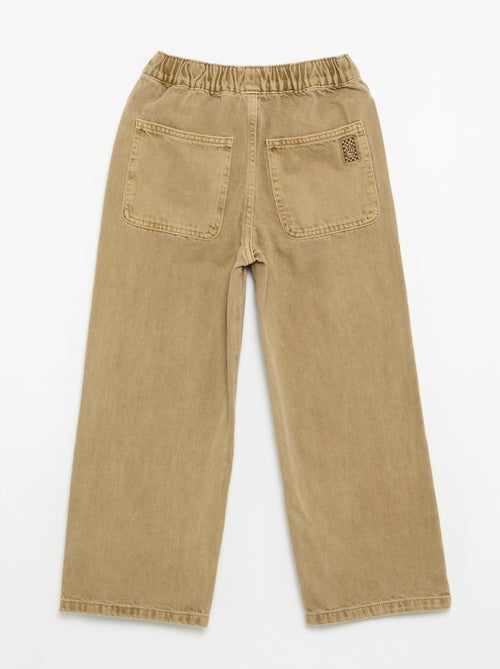 Solid Wide-Leg Trousers - Kiabi