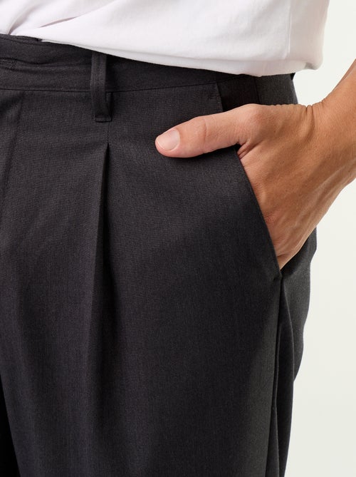 Solid wide-leg trousers - Kiabi Solid wide-leg trousers - Kiabi