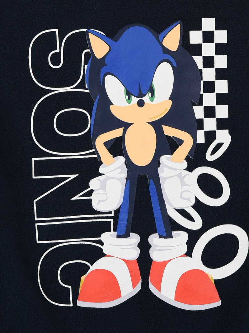 "Sonic" 2-piece pajamas - Long-sleeved T-shirt + pants Blue - Kiabi