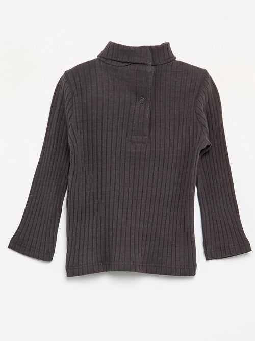 Sottopull in maglia a costine piatte - Kiabi Sottopull in maglia a costine piatte - Kiabi