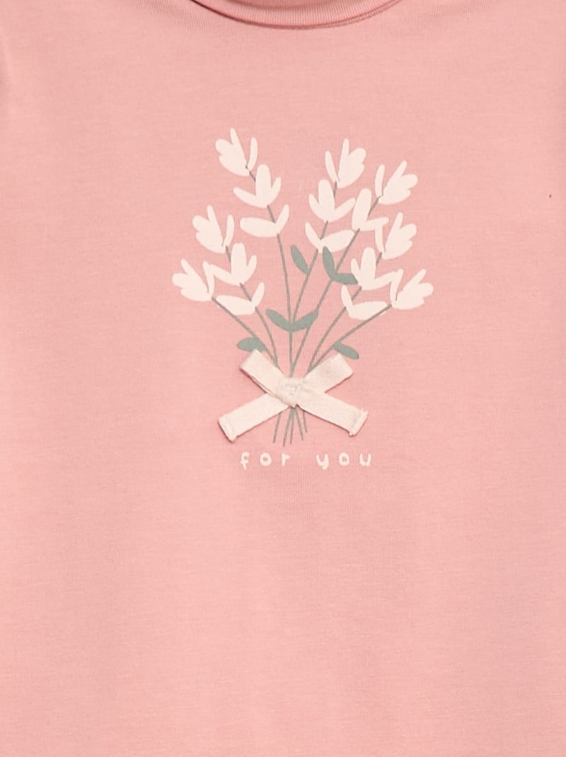 Sous-pull animé fantaisie Rose - Kiabi