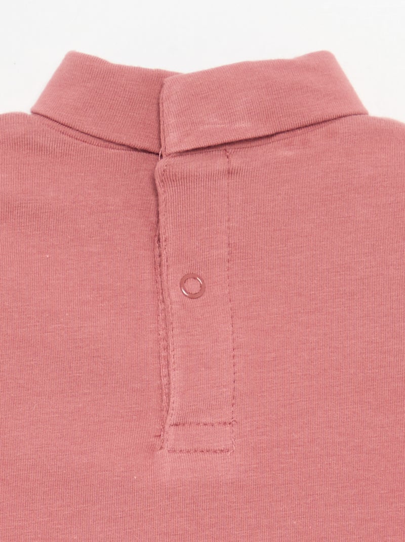 Sous-pull avec nœud animé Rose - Kiabi
