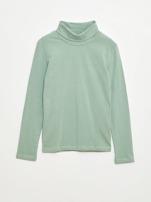 Sous-pull col roulé uni - Kiabi