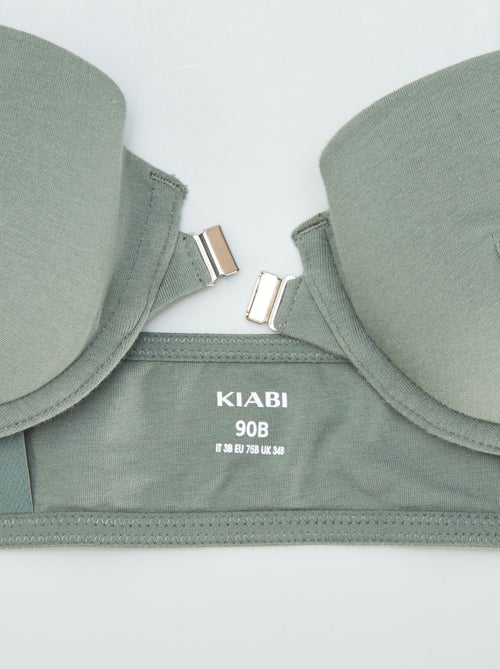 Soutien-gorge avec coques souples - collection facile à enfiler - Kiabi