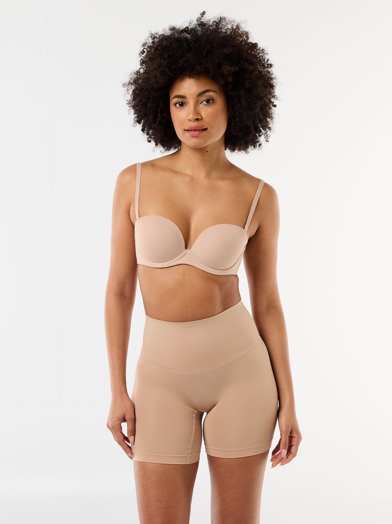 Soutien-gorge bandeau invisible Rose - Kiabi