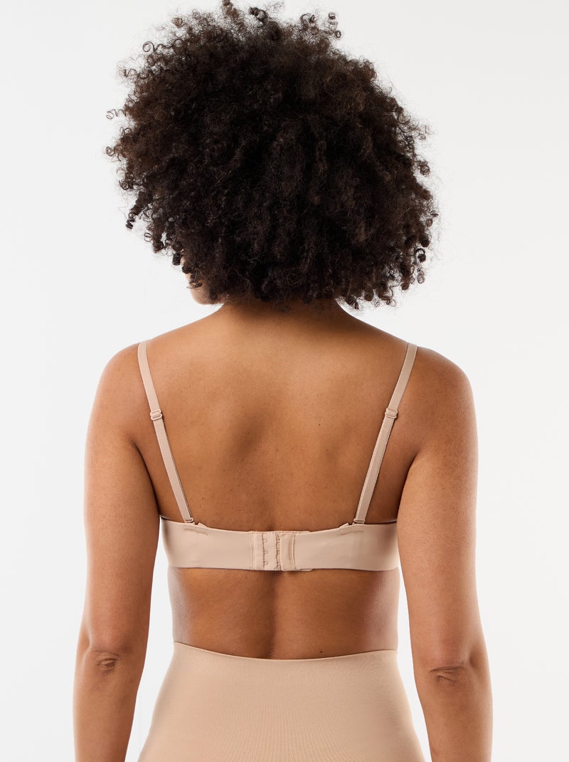 Soutien-gorge bandeau invisible Rose - Kiabi