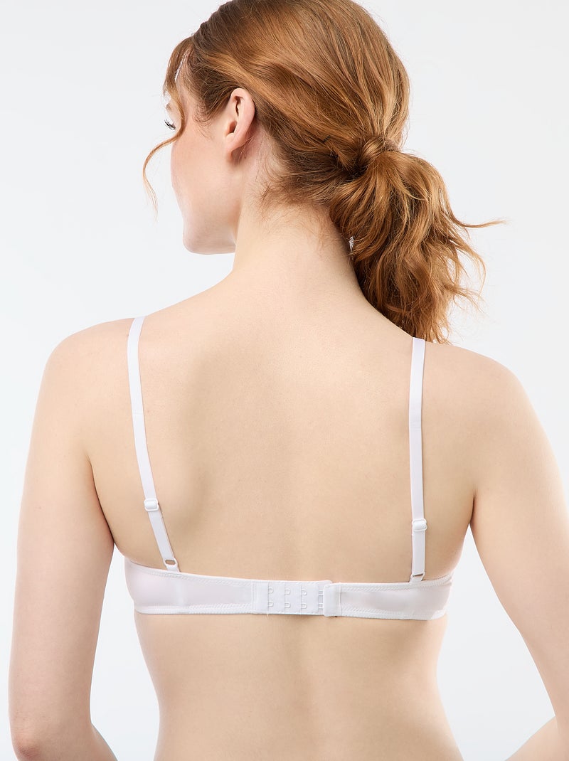 Soutien-gorge corbeille en dentelle Blanc - Kiabi