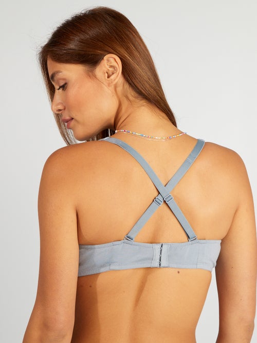 Soutien-gorge D&E en coton - Kiabi