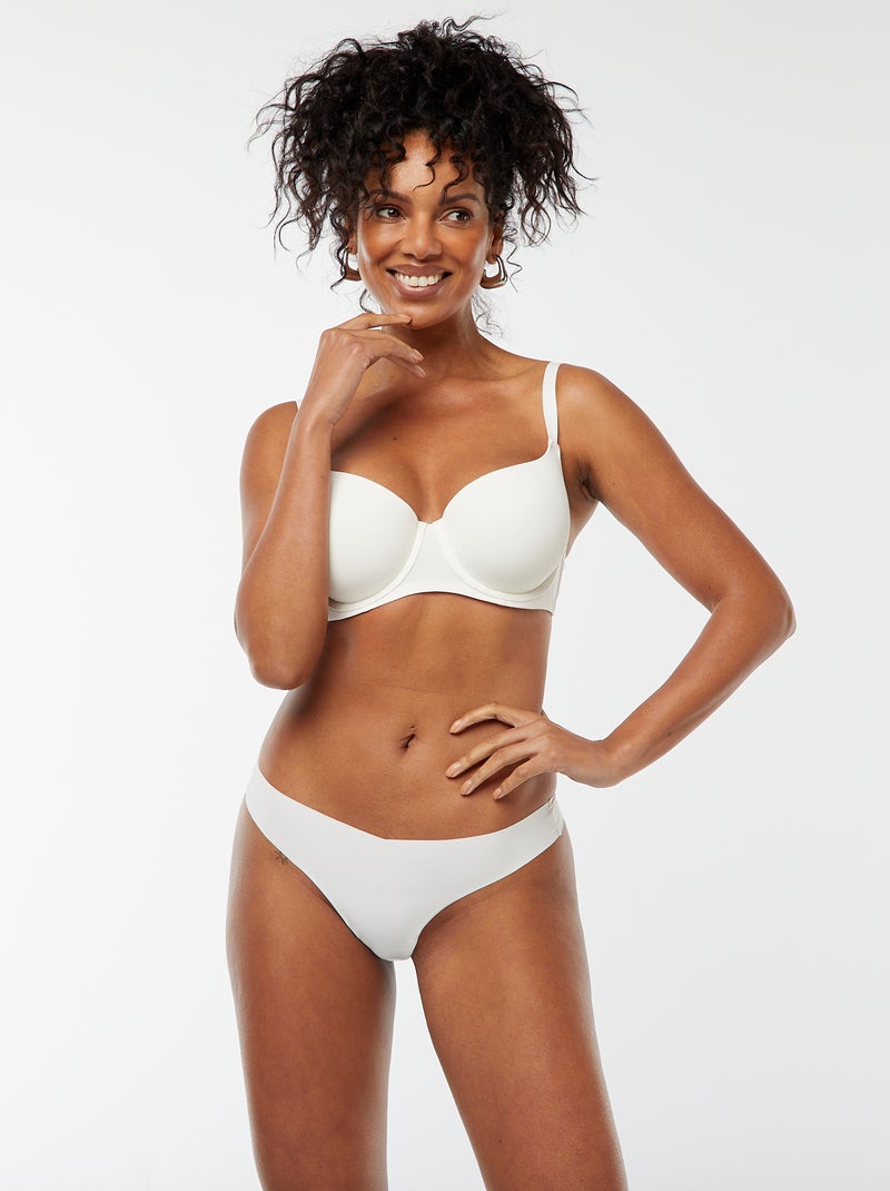 Soutien-gorge D&E invisible Blanc - Kiabi