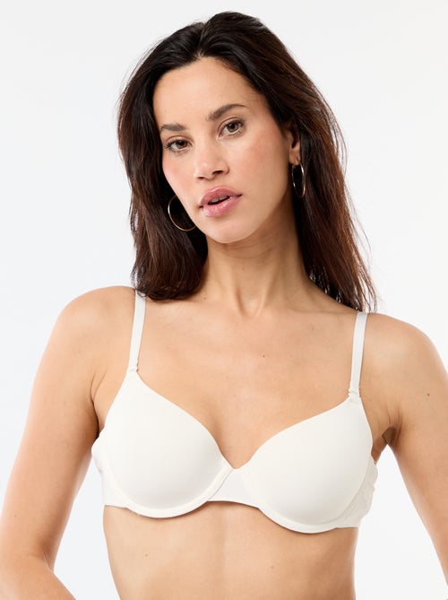 Soutien-gorge en microfibre avec bretelles multi-positions - Kiabi
