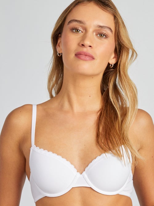 Soutien-gorge paddé coton - Kiabi