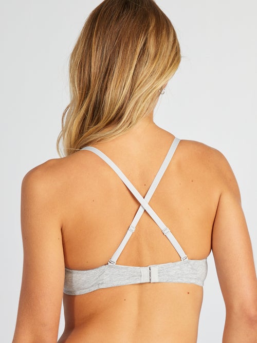 Soutien-gorge paddé coton - Kiabi