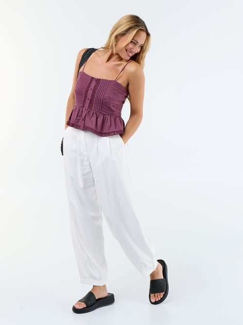 Spaghettiträger Cropped Top - Kiabi Spaghettiträger Cropped Top - Kiabi