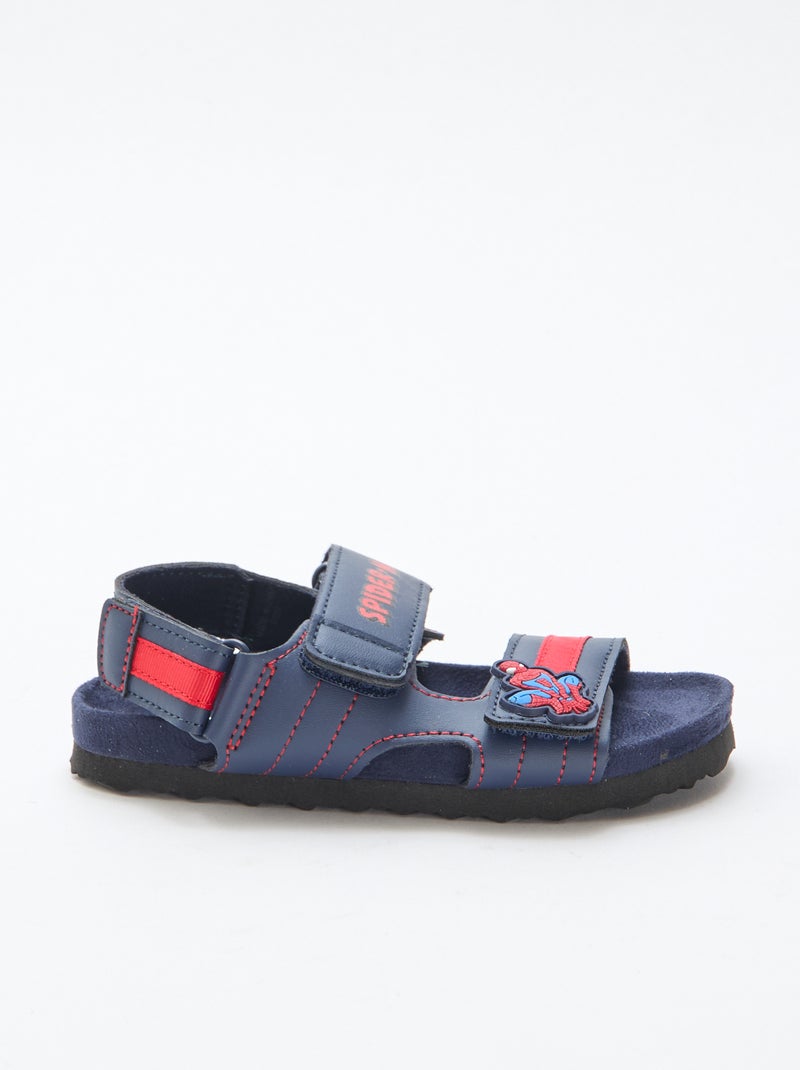 "Spider-man" Hook-and-Loop Sandals Blue - Kiabi