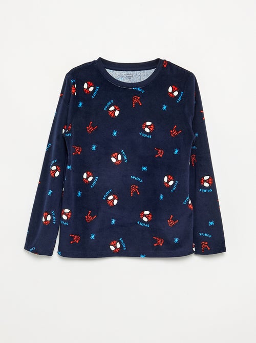 Spiderman Long Fleece Pyjama Set - 2-Piece - Kiabi