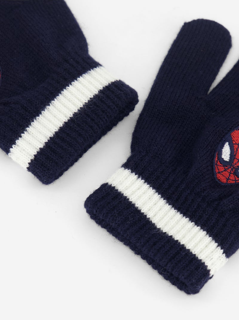 \"Spiderman\"-Rippstrickhandschuhe Bleu - Kiabi