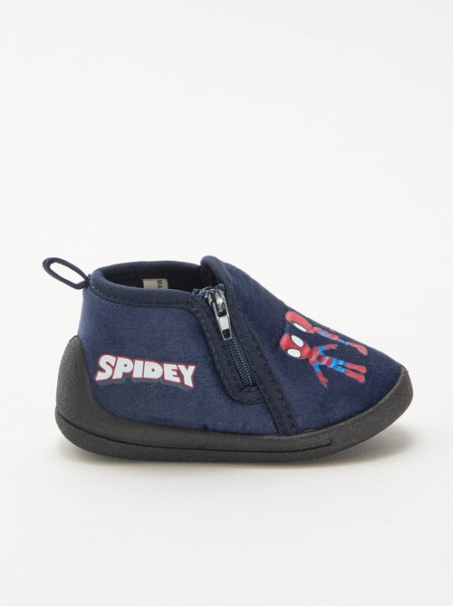 'Spidey' Zip-Up Slippers - Kiabi