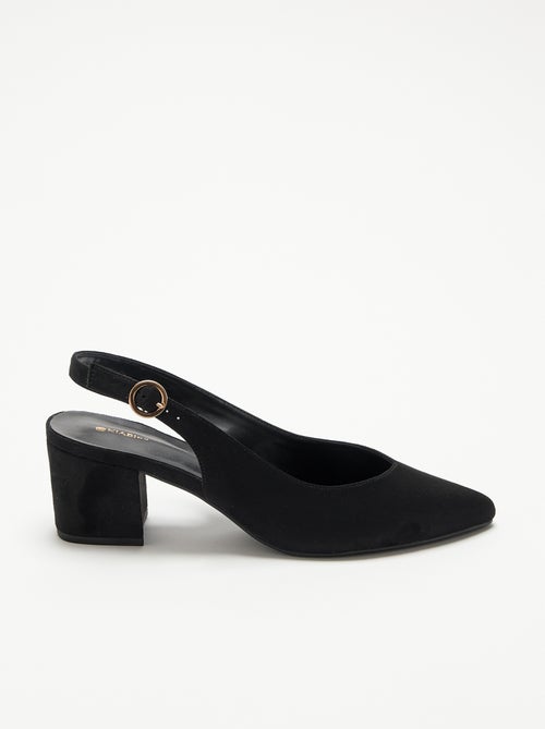 Spitze Pumps mit Blockabsatz - Kiabi
