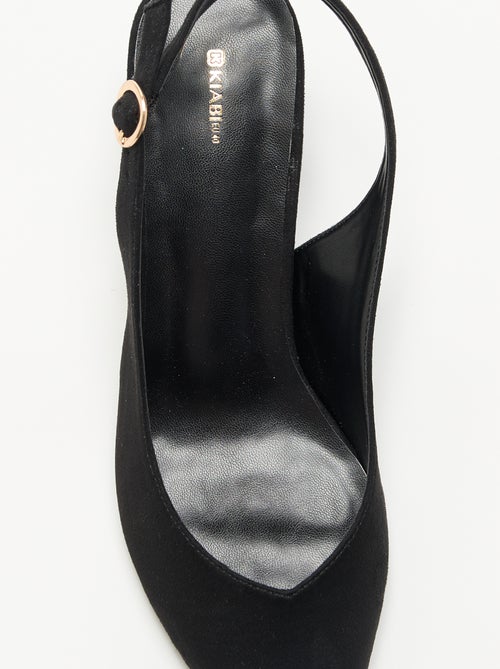 Spitze Pumps mit Blockabsatz - Kiabi