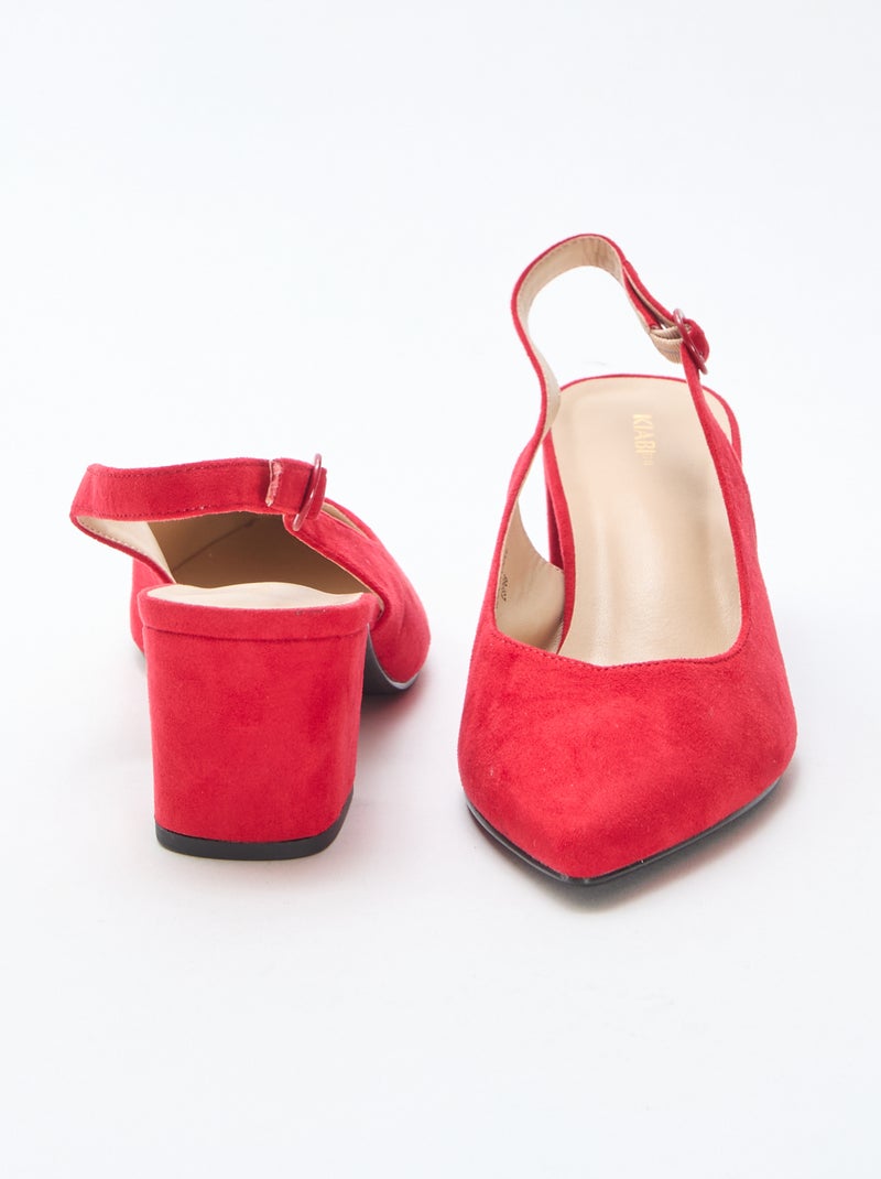 Spitze Pumps Rot - Kiabi