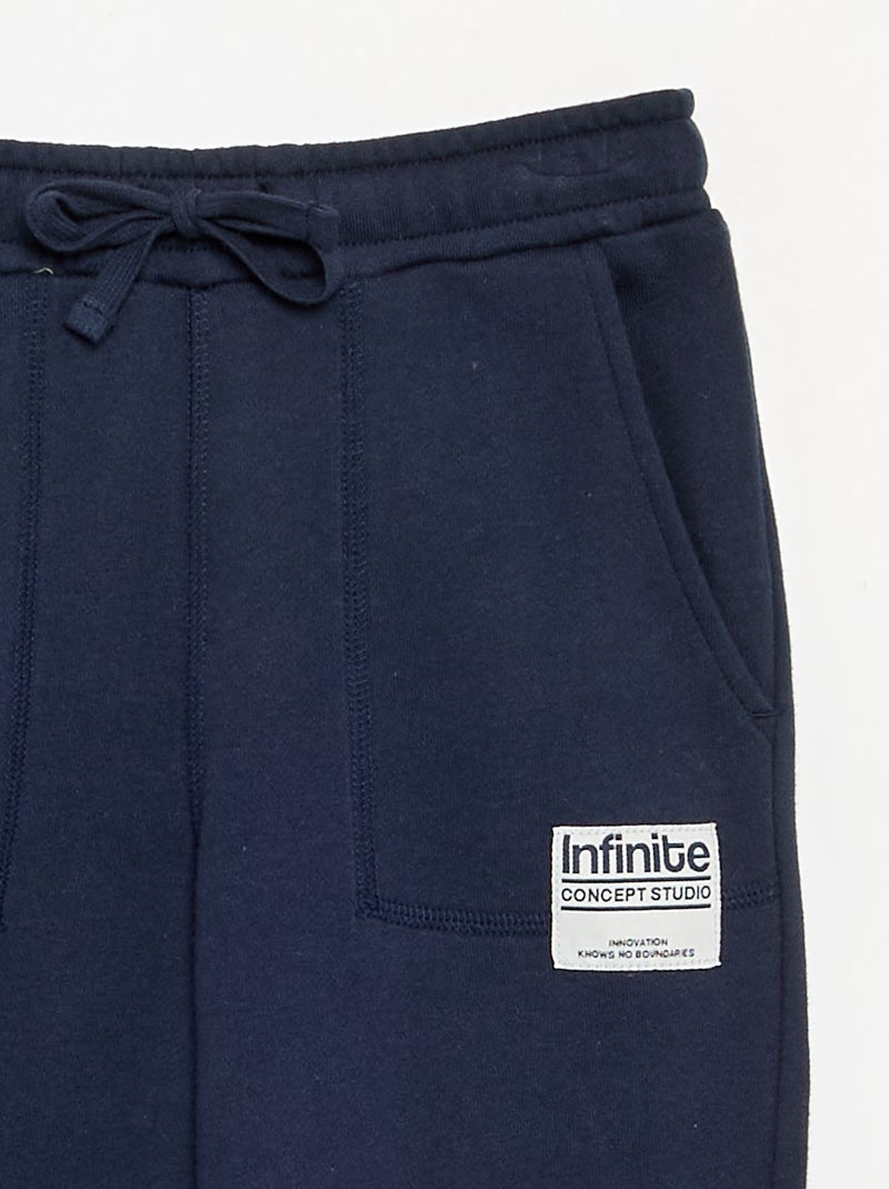 Sport-Jogginghose aus French Terry Bleu - Kiabi