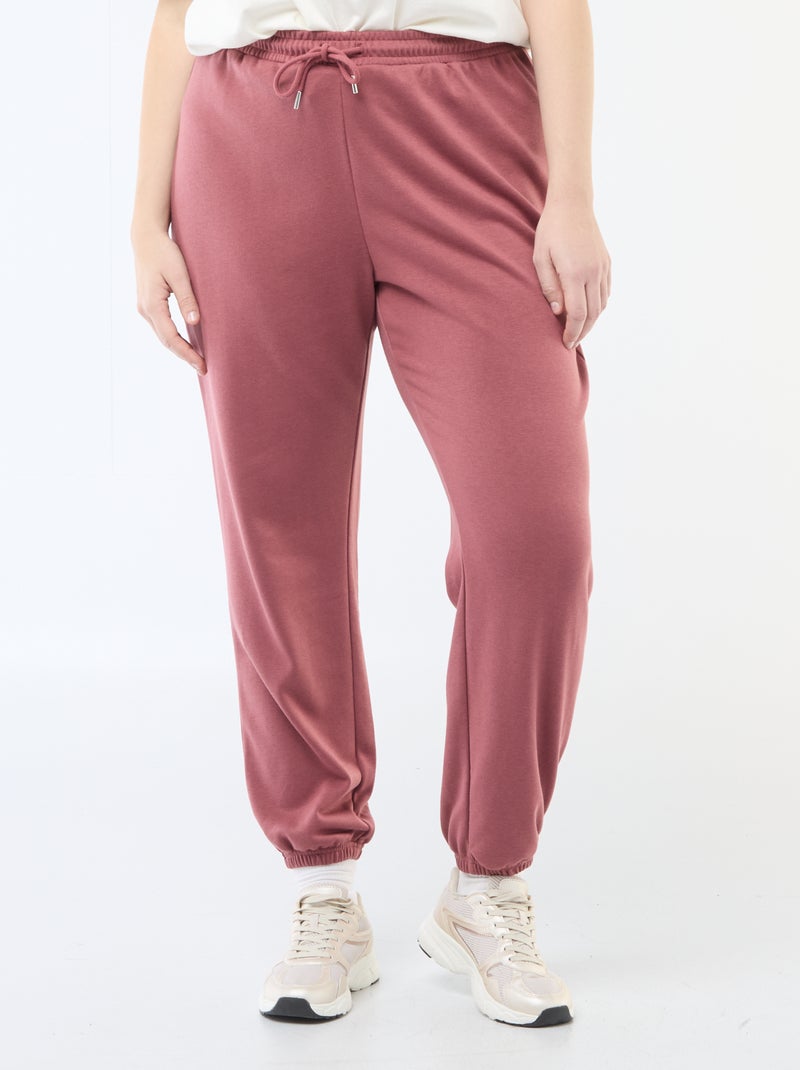 Sport-Jogginghose aus French Terry Rot - Kiabi