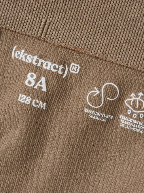Sport-Leggings mit Rippstruktur - (ekstract) - Kiabi