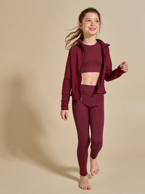 Sport-Leggings mit Rippstruktur - (ekstract) - Kiabi