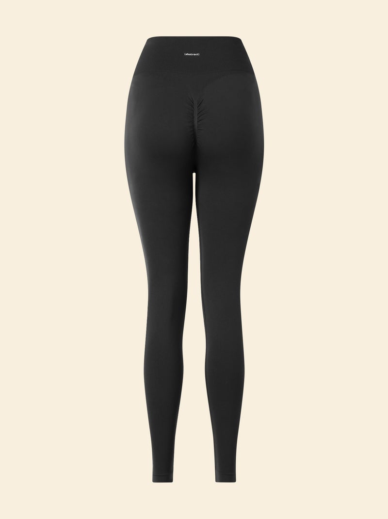 Sport-Leggings mit Shaping-Effekt - (ekstract) Noir - Kiabi