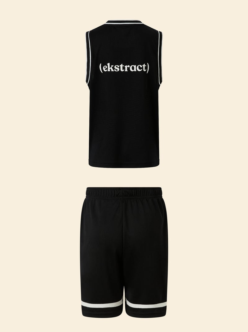 Sport-Set Tanktop + Shorts - (ekstract) Noir - Kiabi