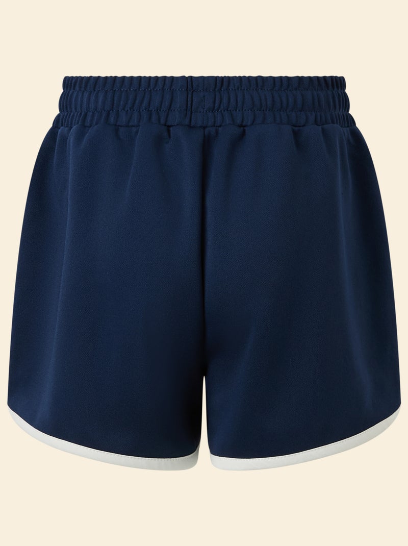 Sport-Shorts mit Kontraststreifen - (ekstract) Bleu - Kiabi
