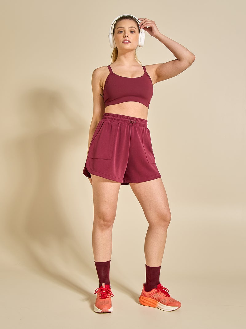 Sport-Shorts Rot - Kiabi
