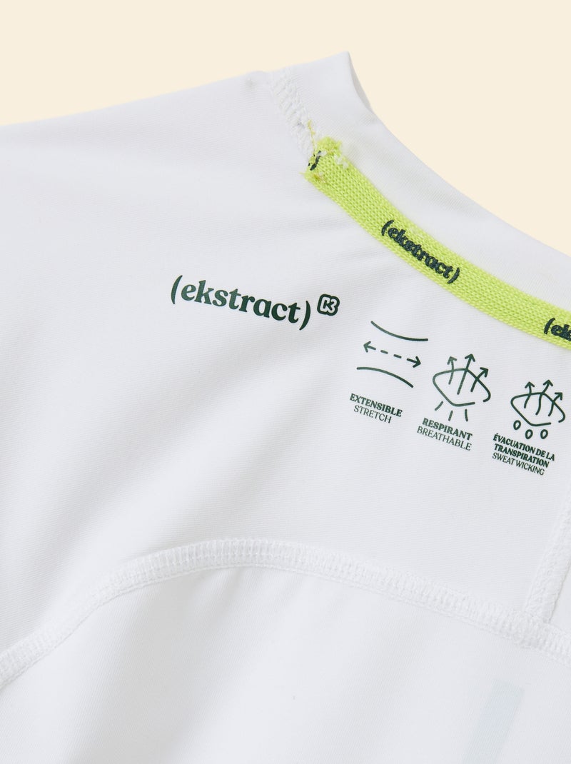Sport-T-Shirt - (ekstract) Blanc - Kiabi