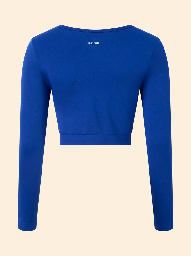 Sport-T-Shirt langarm - (ekstract) Bleu - Kiabi