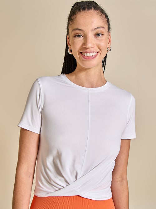 Sport-T-Shirt mit Raffung - (ekstract) - Kiabi