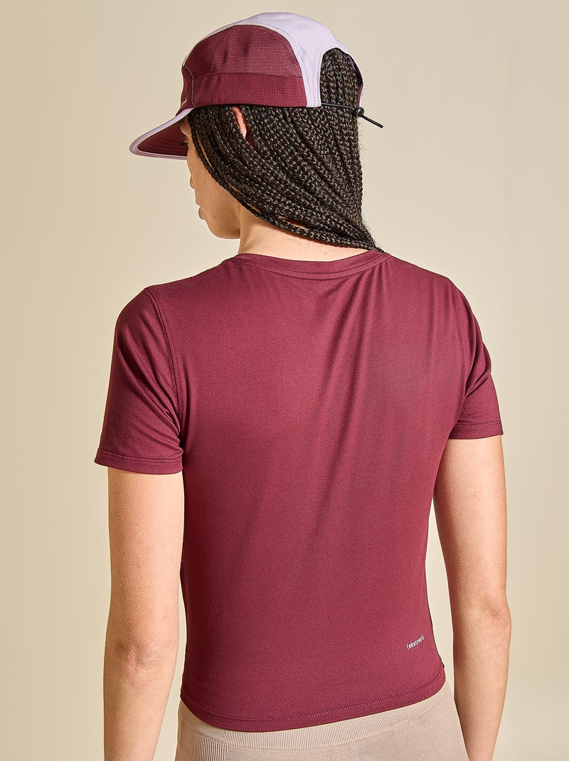 Sport-T-Shirt mit Raffung - (ekstract) Rouge - Kiabi