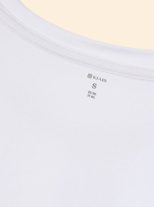 Sport-T-Shirt mit Raffung - Kiabi