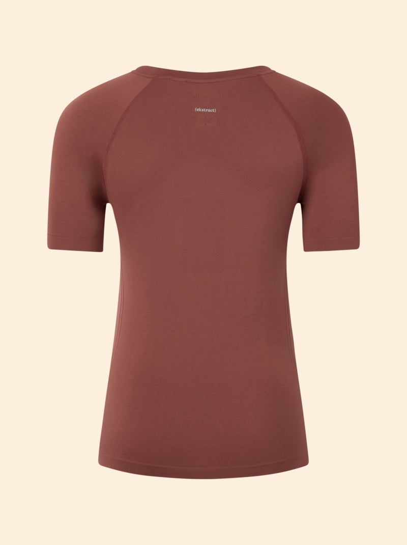 Sport-T-Shirt mit Zweite-Haut-Effekt - (ekstract) Marron - Kiabi