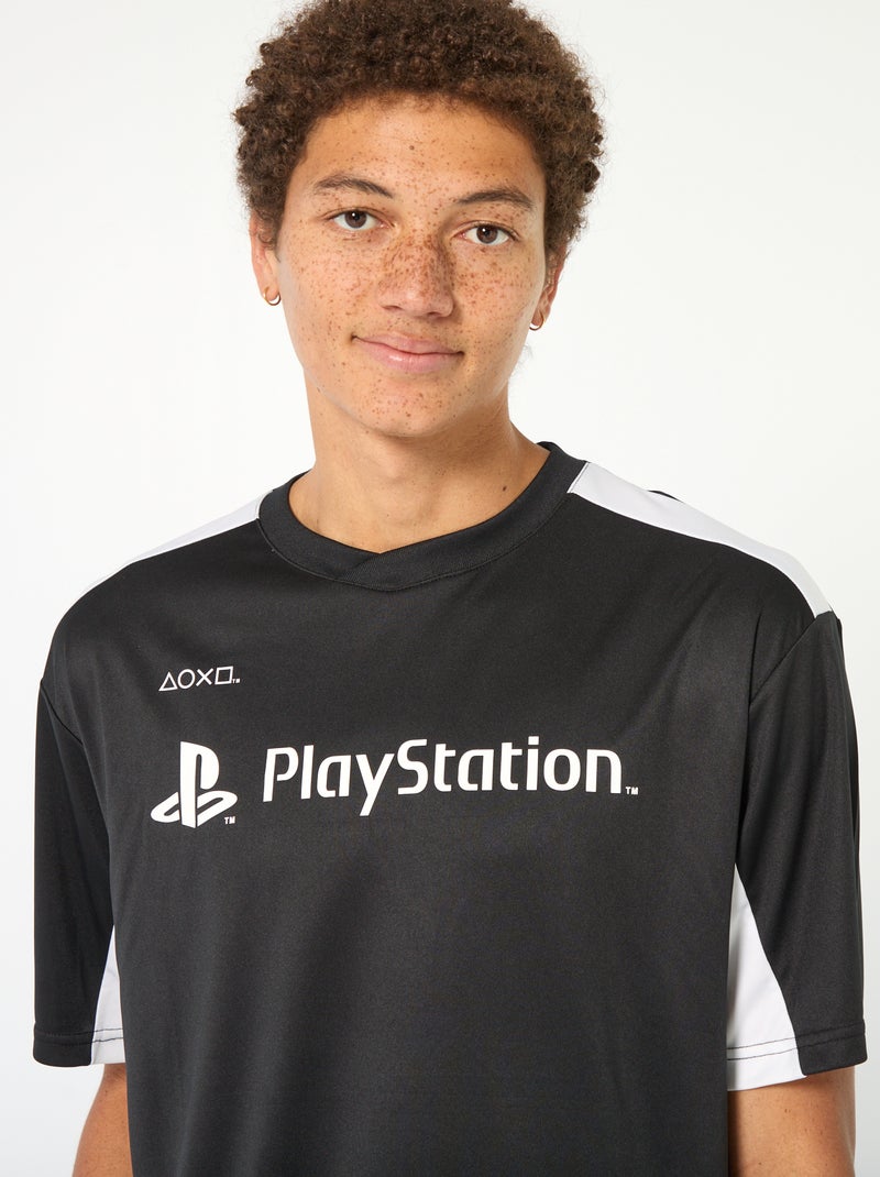 Sport-T-Shirt 'Playstation' Schwarz - Kiabi