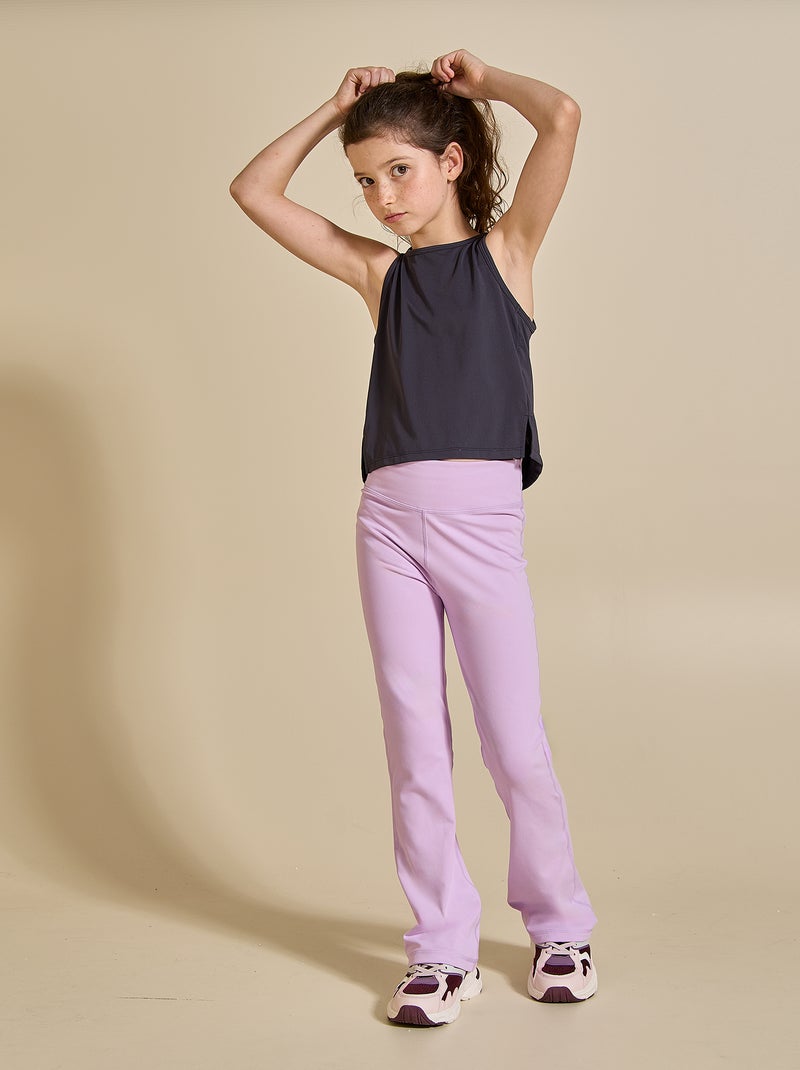 Sport-Tanktop Schwarz - Kiabi