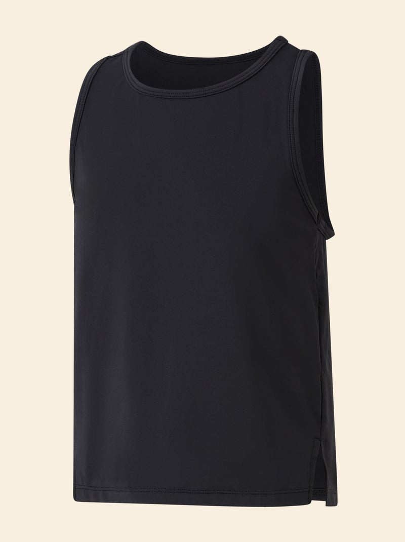 Sport-Tanktop Schwarz - Kiabi