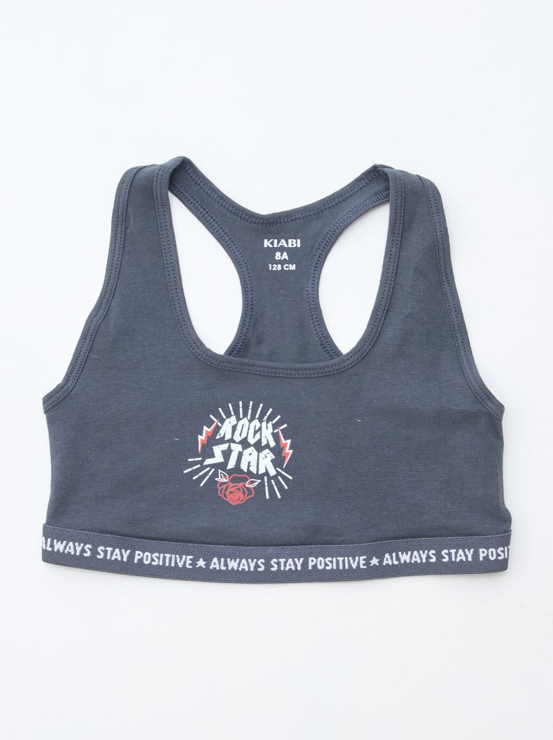 Sports Bralette Blue - Kiabi