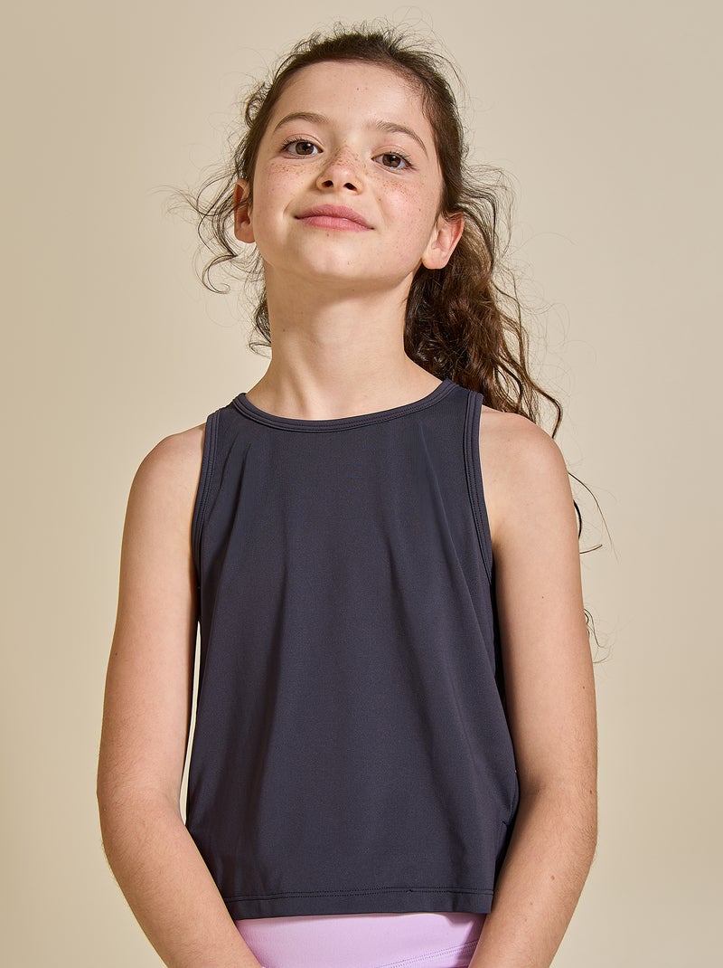 Sports Tank Top Black - Kiabi