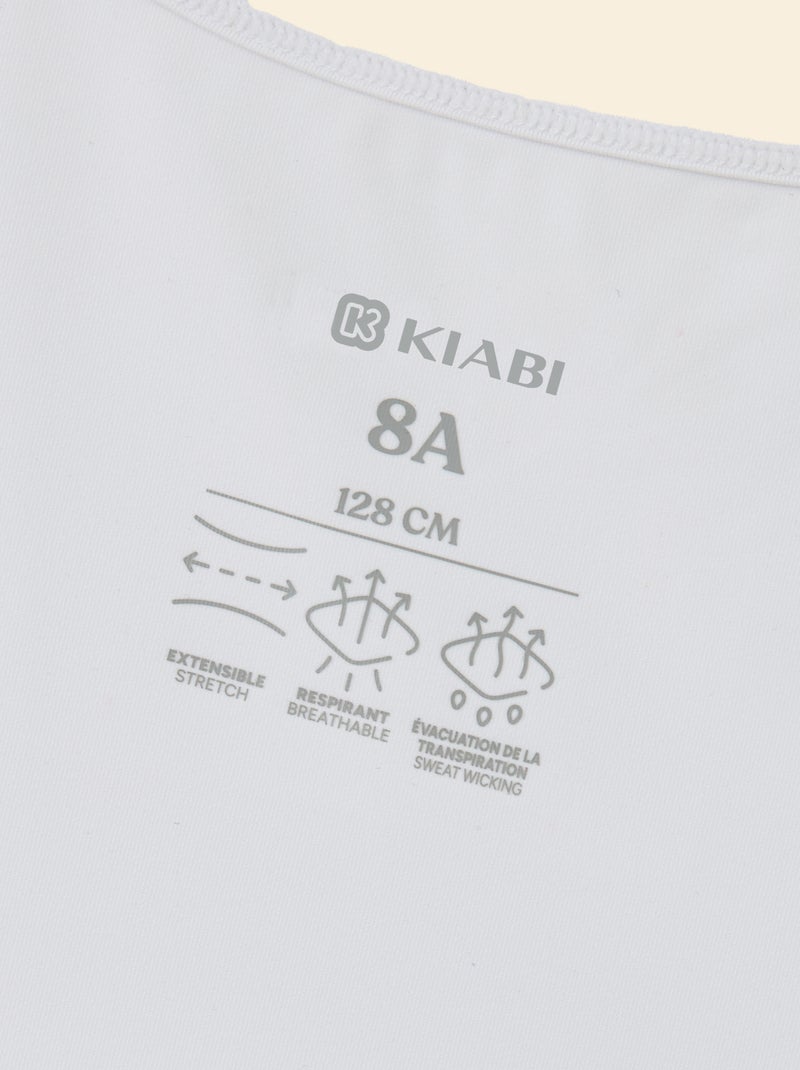 Sports Tank Top White - Kiabi
