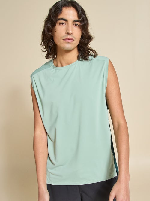 Sports Tank Top with Mesh Sides - (ekstract) - Kiabi